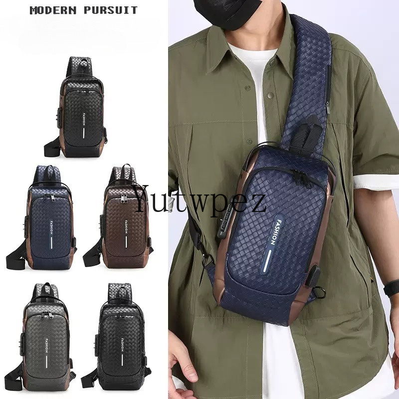 Travel Backpack Anti Theft - Men Fashion Chest Bag Anti-theft Tape