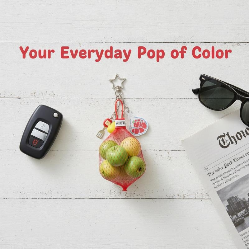 【DY】Mini Fruit Keychain Unique - Mini Backpack Purse 评论和价格