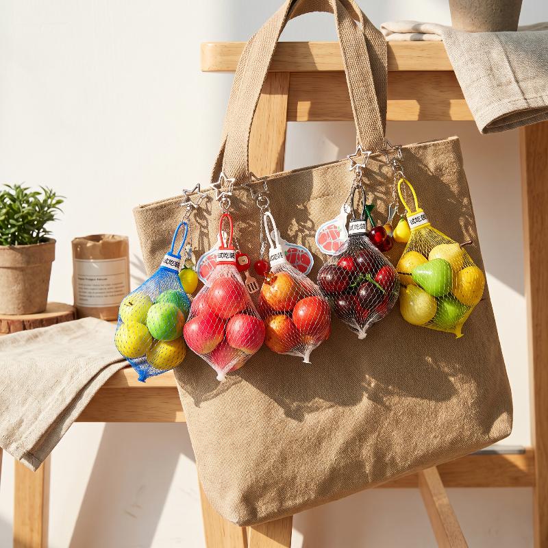【DY】Mini Fruit Keychain Unique - Mini Backpack Purse 评论和价格