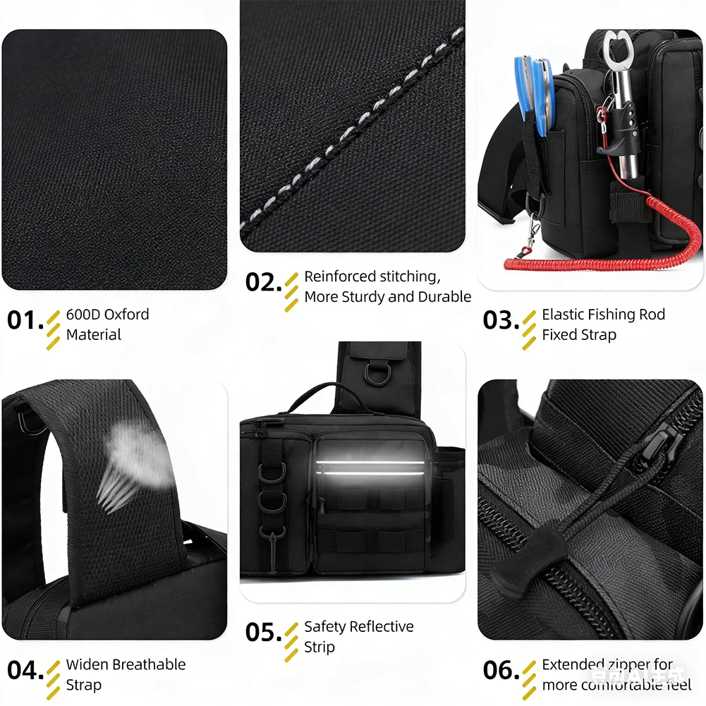 Fishing Backpack with Rod Hold - Hiking Backpack Waterproof 评论和价格