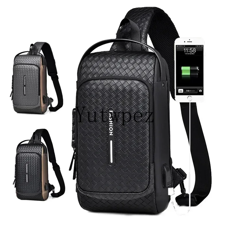 Men Fashion Chest Bag Anti-the - Travel Backpack Anti Theft 评论和价格