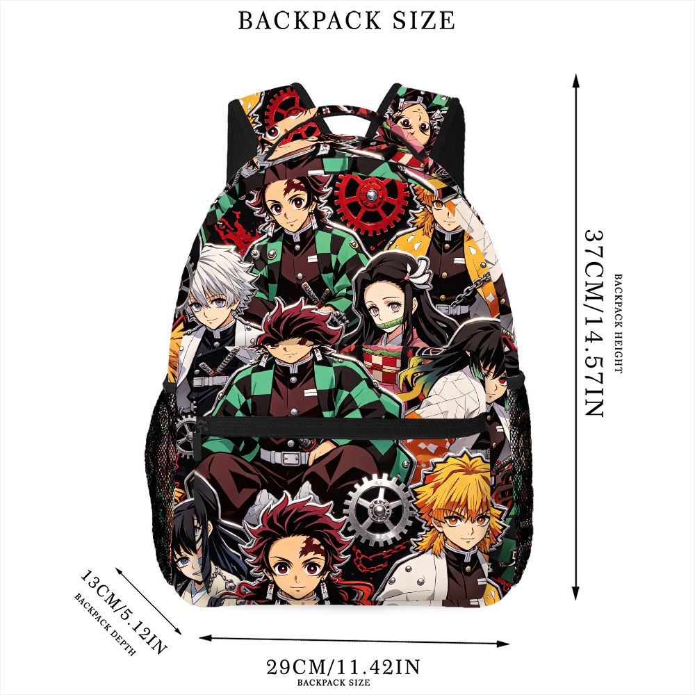 Demon Slayer Anime Backpack Ta - School Backpack Teen 评论和价格