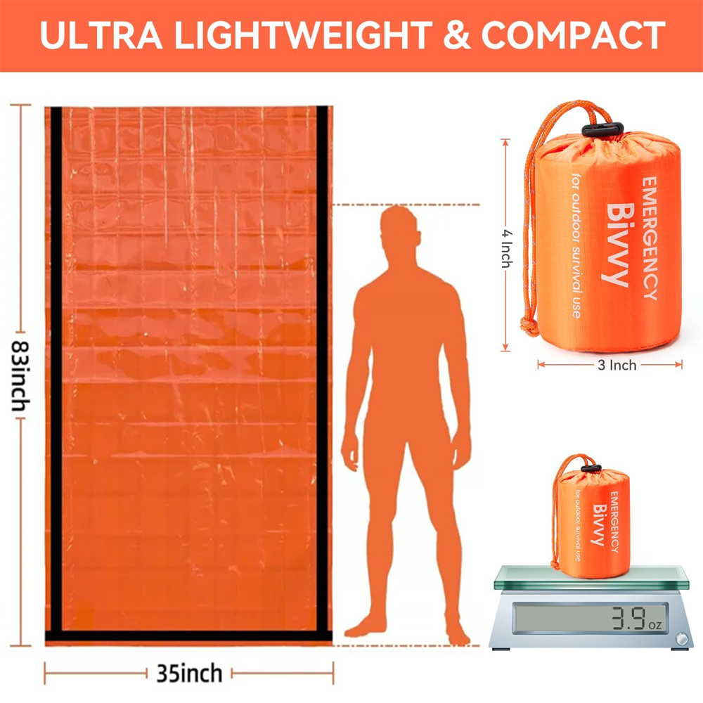 Emergency Sleeping Bag Surviva - Hiking Backpack Waterproof 评论和价格