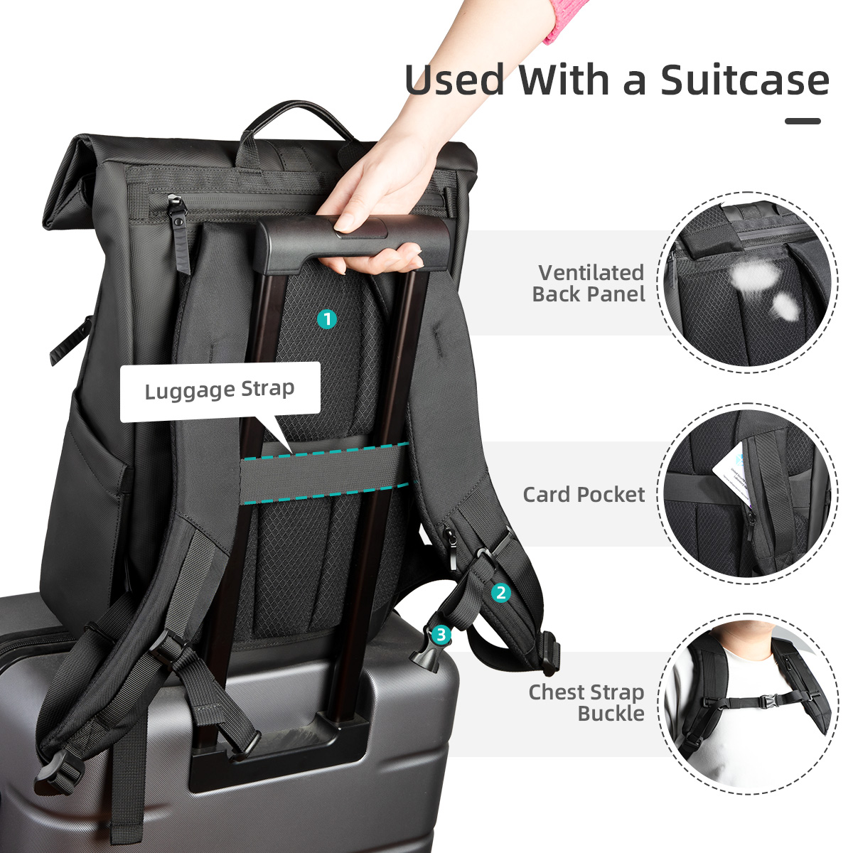 HK Multifunctional Travel Back - Hiking Backpack Waterproof 评论和价格