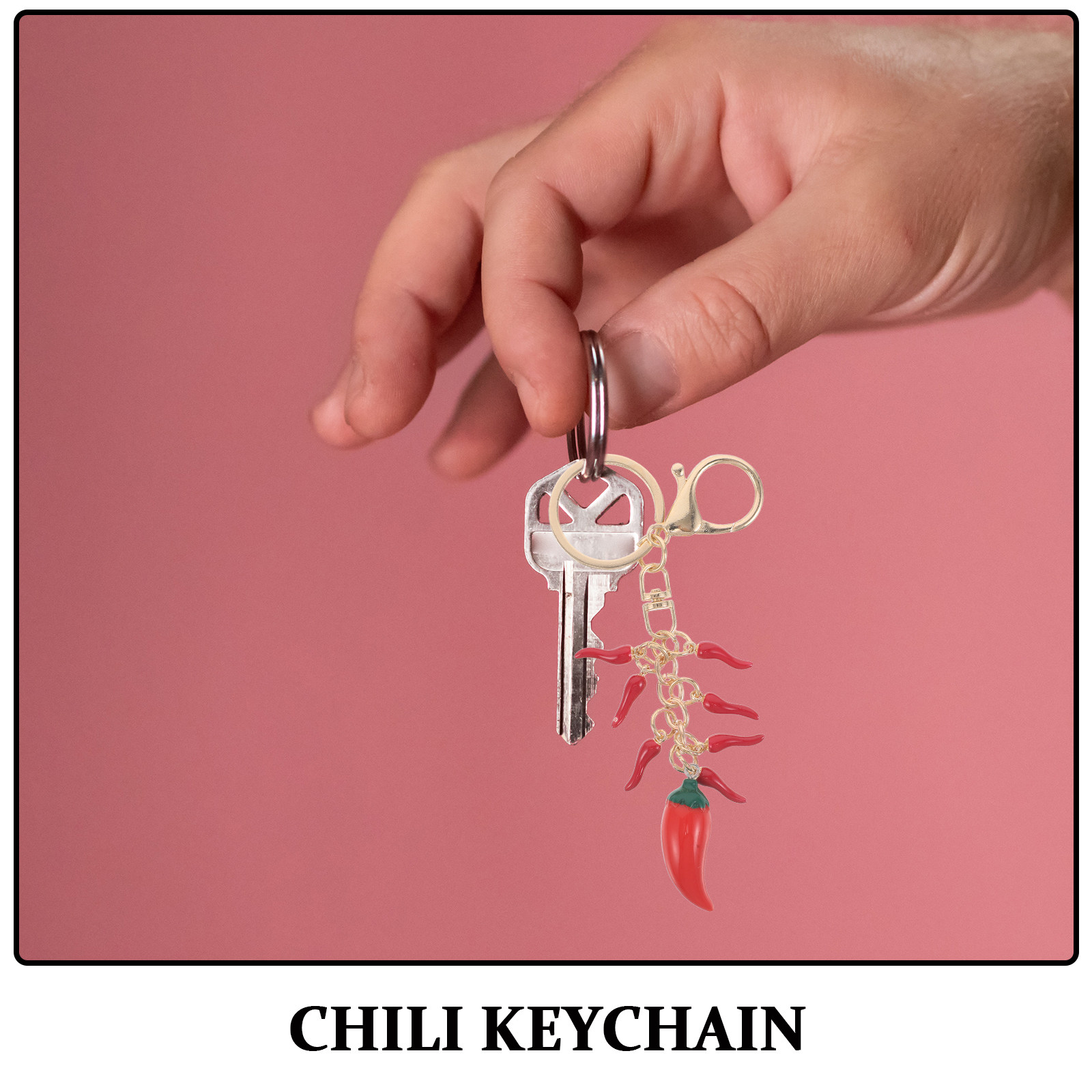 2Pcs Mini Chili Pepper Keychai - Mini Backpack Purse 评论和价格