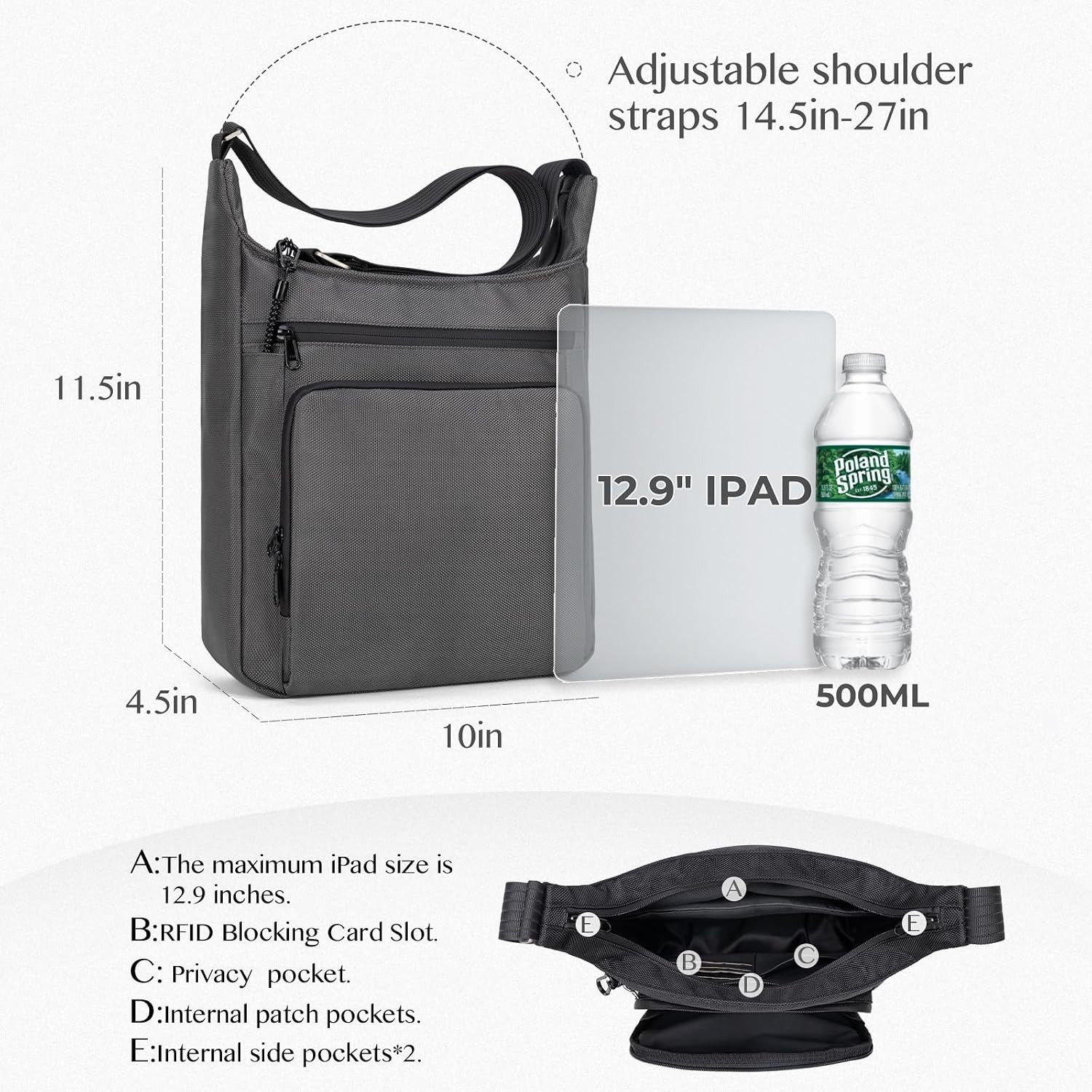 Sling Backpack Anti theft Cros - Travel Backpack Anti Theft 评论和价格