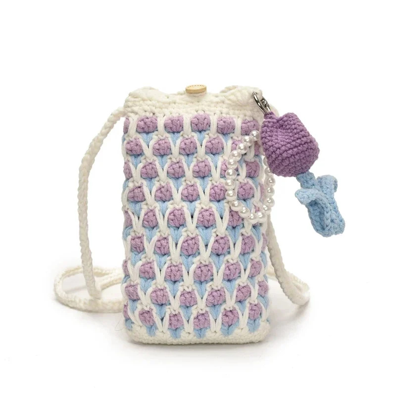 Handmade Backpacks Crochet Tul - Mini Backpack Purse 评论和价格