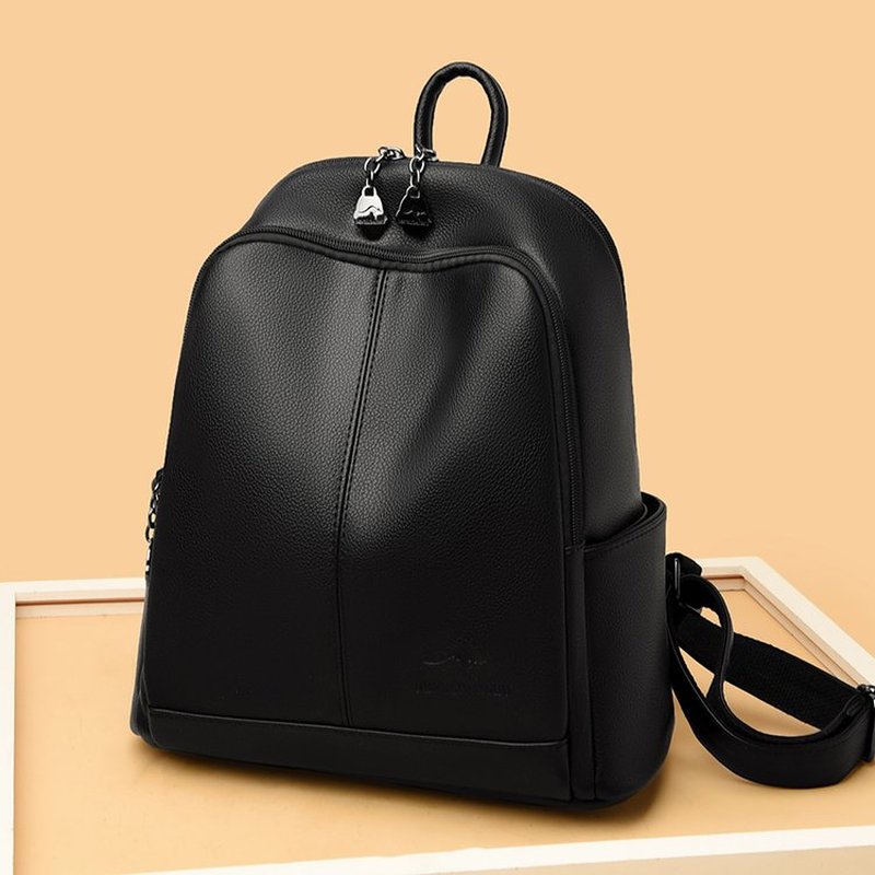 New Korean Soft pu Leather Lar - Travel Backpack Anti Theft 评论和价格